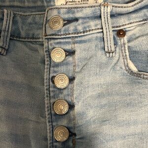 Abercrombie & Fitch Light Blue Skinny Jeans